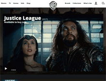 Tablet Screenshot of justiceleague.warnerbros.co.uk