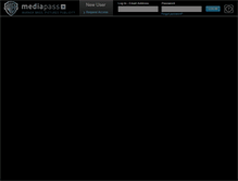 Tablet Screenshot of mediapass.warnerbros.com